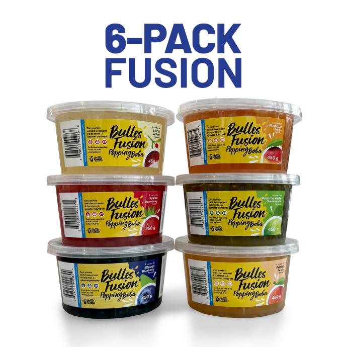 6-Pack Fusion - Ensemble découverte Bulles fusion (6 x 450 g)