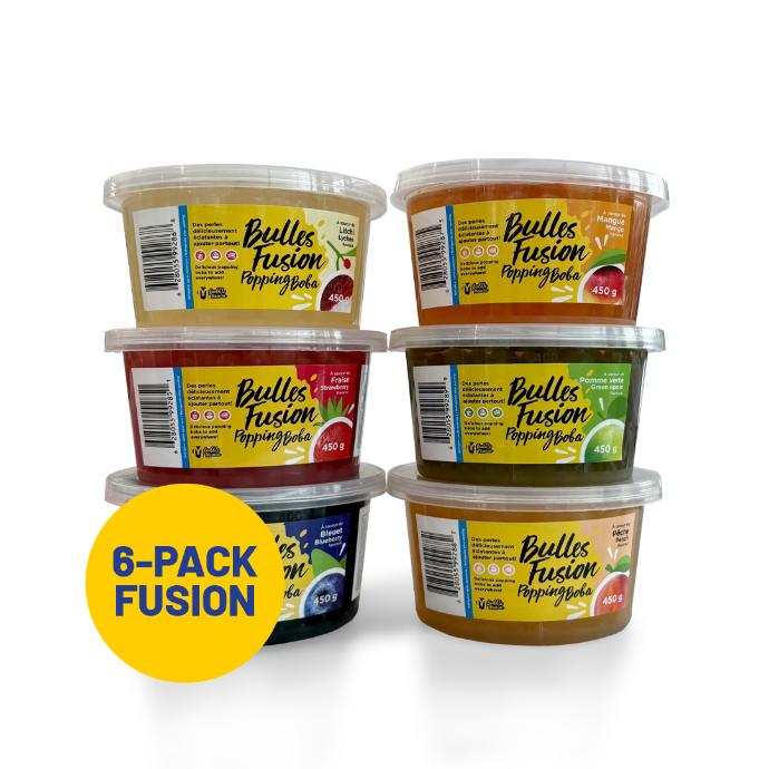 6-Pack Fusion - Ensemble découverte Bulles fusion (6 x 450 g)