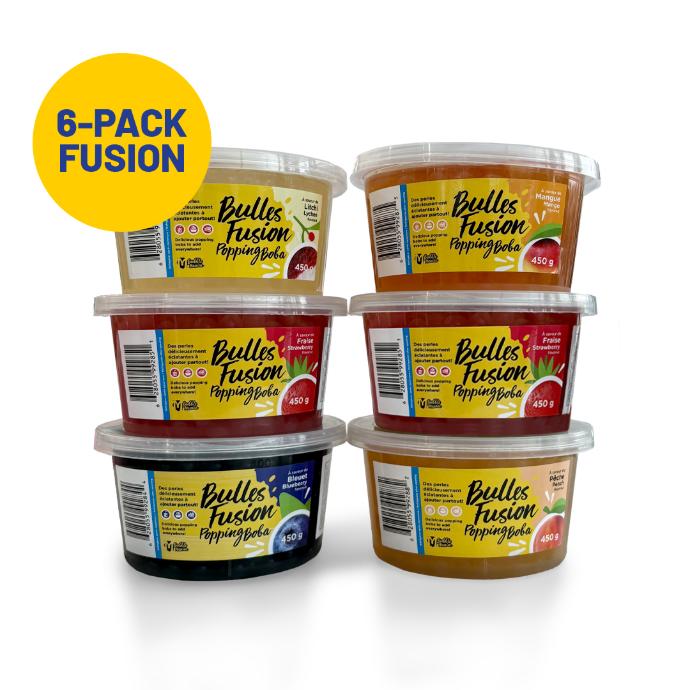 Kit découverte 6-Pack Fusion Bulles fusion | 6 X 450 g