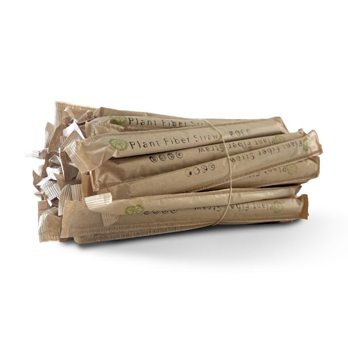 Pailles Sucre de canne| Emballées (Pqt de 50)