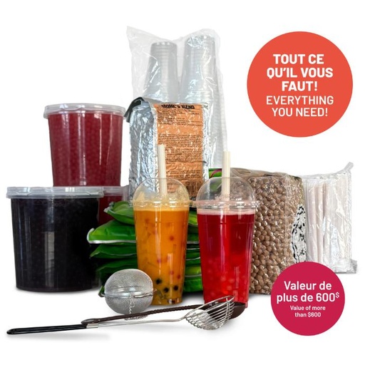 [KIT-DEPART-150-200-BBT] Kit de départ pour 150 à 200 Bubble Tea